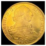 1800-SO JA Chile Gold 8 Escudo