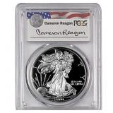 2000-P Silver Eagle PCGS PR69 DCAM Reagan Legacy