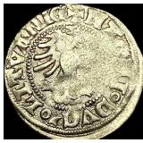 1500s-1600s Lithuria Silver Grosz CLOSELY UNCIRCUL