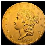 1851-O $20 Gold Double Eagle
