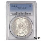 1902-O Morgan Silver Dollar PCGS MS63