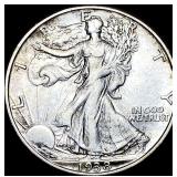 1938-D Silver Half Dollar NEARLY UNCIRCULATED