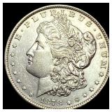 1878 Morgan Silver Dollar CLOSELY UNCIRCULATED