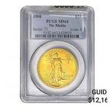 1908 $20 Gold Double Eagle PCGS MS64 No Motto