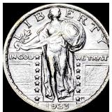 1923 Standing Liberty Silver Quarter CLOSELY UNCIR