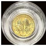 2020 1/10oz Gold Austrian Philharmonic 10  Euro S