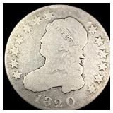 1820 Capped Bust Silver Quarter NICELY CIRCULATED
