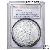 2023-W Silver Eagle PCGS SP70 Burnished
