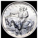 1925 Silver Stone Mountain Half Dollar CLOSELY UNC