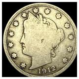 1912-S Liberty Head Nickel  NICELY CIRCULATED