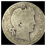 1906-O Silver Barber Half Dollar NICELY CIRCULATED
