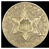 1852 Silver Three-Cent Piece NEARLY UNCIRCULATED