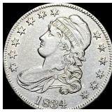1834 Capped Bust Half Dollar  CLOSELY UNCIRCULATE