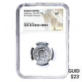 Roman Gallienus, AD 253-268 BI Dbl-Denarius NGC V