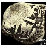 1500s-1600s Spanish Colonial Silver Cob NEARLY UNC