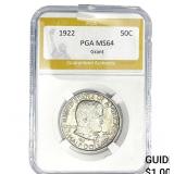 1922 Grant Half Dollar PGA MS64