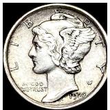 1920 Mercury Dime CLOSELY UNCIRCULATED