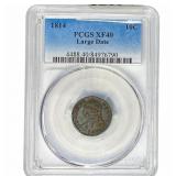 1814 Capped Bust Dime PCGS XF40