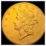 1852-O $20 Gold Double Eagle