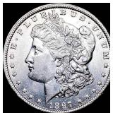1897 Morgan Silver Dollar CLOSELY UNCIRCULATED