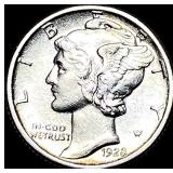 1928 Mercury Dime CLOSELY UNCIRCULATED