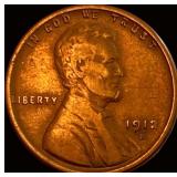 1912-S Bronze Lincoln Wheat Cent LIGHTLY CIRCULAT