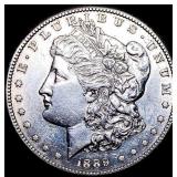 1889-S Silver Morgan Dollar CLOSELY UNCIRCULATED