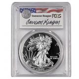 1998-P Silver Eagle PCGS PR69 DCAM Reagan Legacy