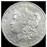 1901-S Silver Morgan Dollar  CLOSELY UNCIRCULATED
