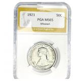 1921 Missouri Half Dollar PGA MS65