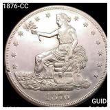 1876-CC Silver Trade Dollar UNCIRCULATED