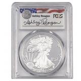 1999-P Silver Eagle PCGS PR69 DCAM Reagan Legacy