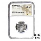 Roman Valerian I, AD 253-260 BI Dbl-Denarius NGC