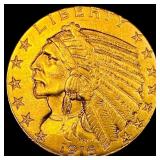 1916 Indian Head $5 Gold Half Eagle CLOSELY UNCIRC
