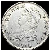 1818 Capped Bust Half Dollar CLOSELY UNCIRCULATED