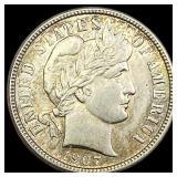 1907 Barber Dime CLOSELY UNCIRCULATED