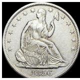 1856-O Silver Half Dollar  CLOSELY UNCIRCULATED
