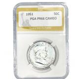 1951 Franklin Half Dollar PGA PR66 CAMEO