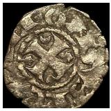 1248-1279 Portugal Alfonso III Silver Dinero NEARL