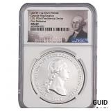 2018 George Washington 1oz SIlver Medal NGC MS69