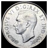 1946 Canada Silver 50 Cents NEARLY UNCIRCULATED