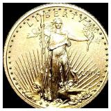 2004 1/10 oz Gold American Eagle $5 SUPERB GEM BU