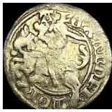 1500s-1600s Lithuria Silver Grosz CLOSELY UNCIRCUL