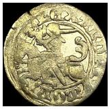1500s-1600s Lithuria Silver Grosz CLOSELY UNCIRCUL