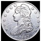 1835 Capped Bust Silver Half Dollar LIGHTLY CIRCUL