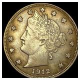 1912-D Liberty Head Nickel  NEARLY UNCIRCULATED