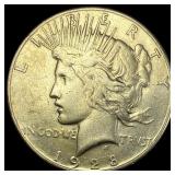 1928 Silver Peace Dollar  LIGHTLY CIRCULATED