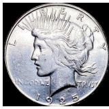 1925 Silver Peace Dollar CLOSELY UNCIRCULATED