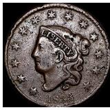 1833 Coronet Head Large Cent NEARLY UNCIRCULATED