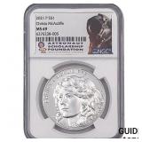 2021-P  NGC MS69 Christa McAuliffe .86OZ Silver Do